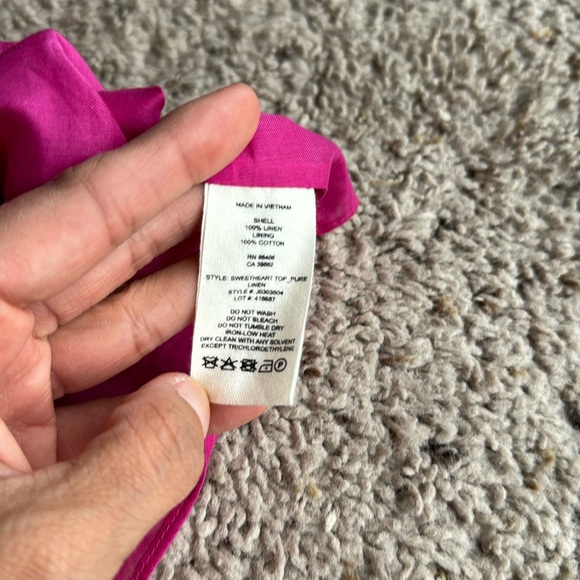 Theory linen tank top - Picture 7 of 8